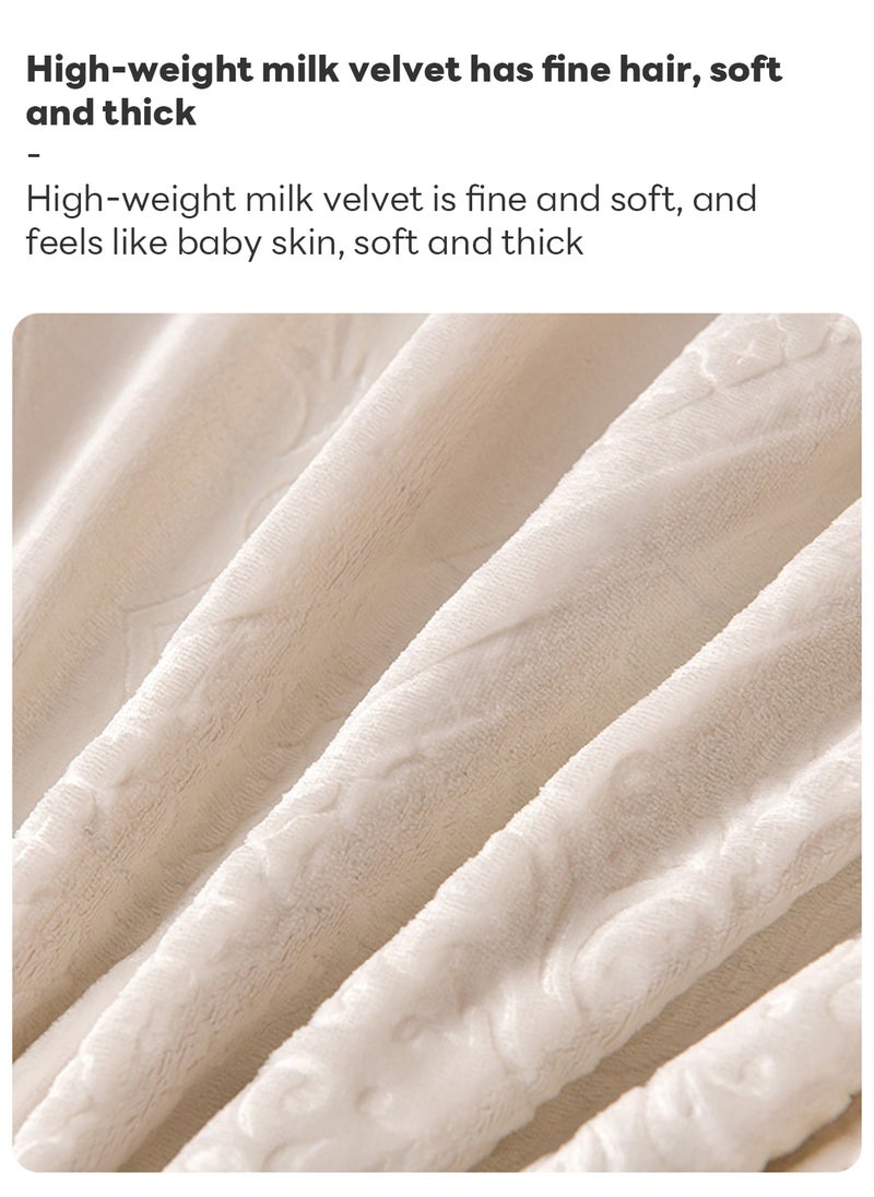 Sharpdo Bedding Set 4Pcs,Winter Plush Quilt Cover,Queen Size Quilt Cover 200*230cm - Image 4