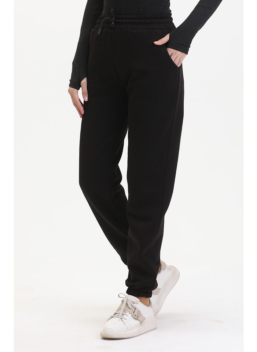 Three Thread Combed Cotton Sweatpants 10400-02 Black - pzsku/Z9EC0A8893DC8D9FC33FBZ/45/_/1738793442/a9efaf05-26de-473d-ab4e-6615e61aaa03