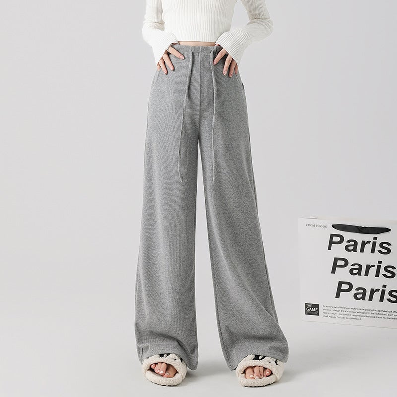 2024 Maternity Pants Spring Autumn Wide Leg Light gray spring and autumn style 