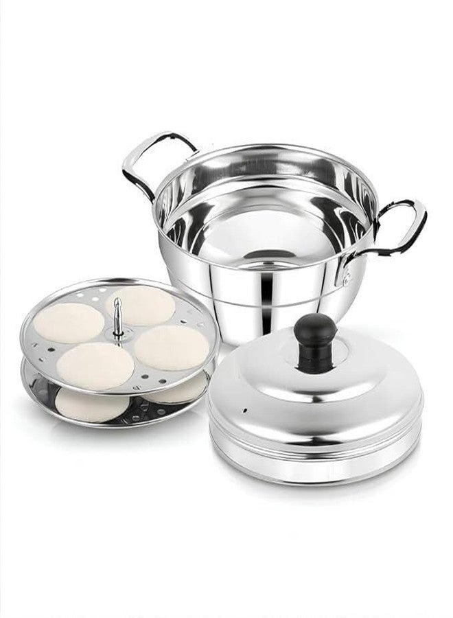 Idli Cooker | Idli Kadai | Idli Maker With Mini Idli Plates.,2 Plates 8 Idlies - Image 4