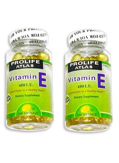 ATLAS 2 Pieces Prolife Atlas Vitamin E 400I.U.  - Image 1