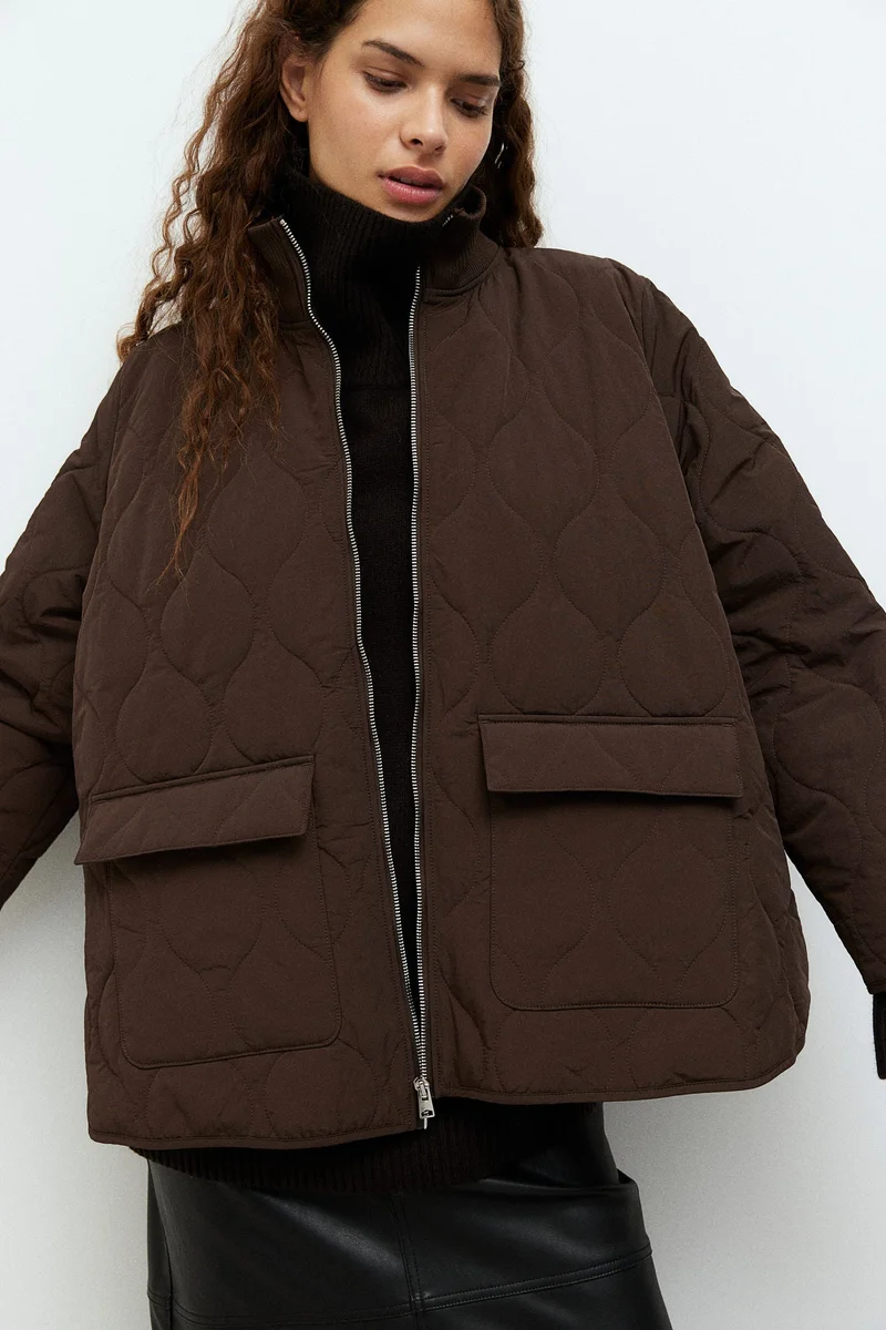 H&M Oversized quilted jacket