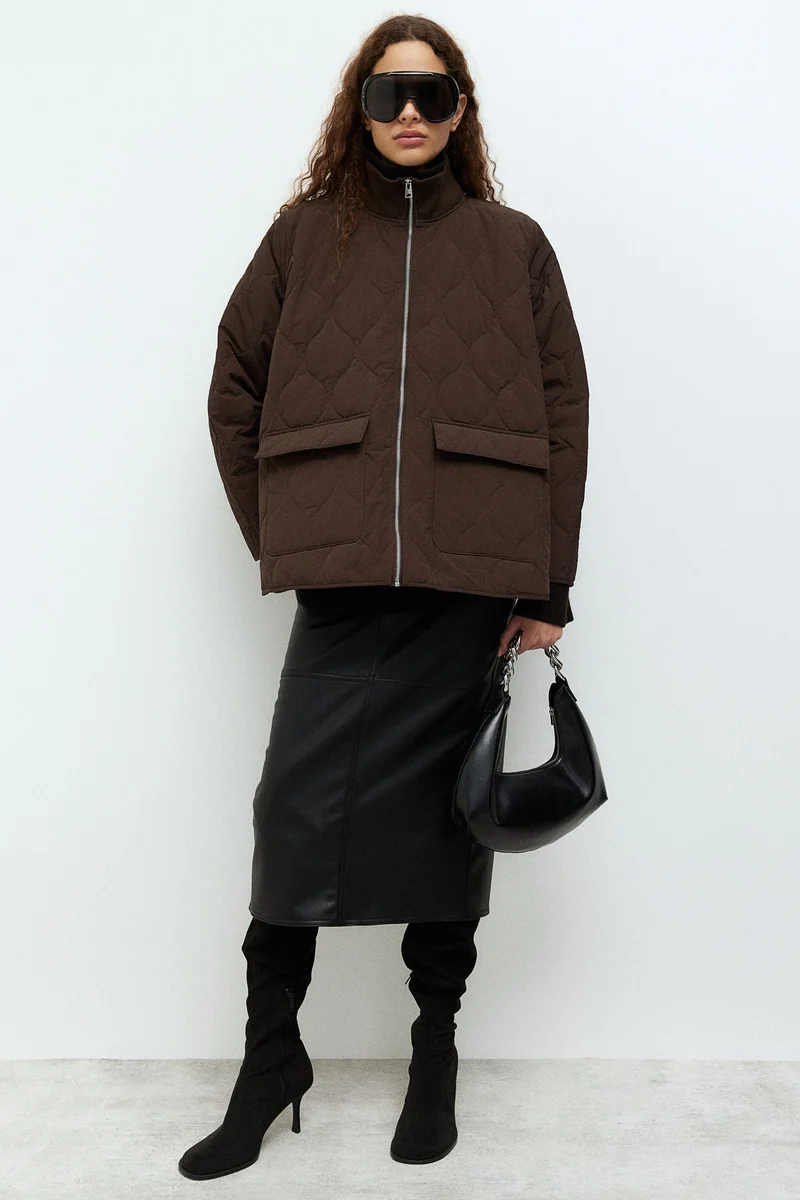 H&M Oversized quilted jacket