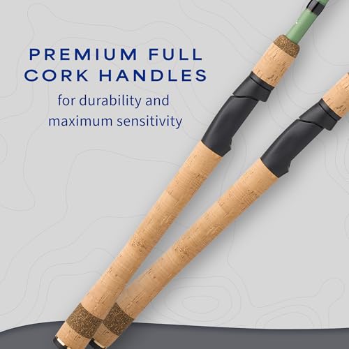Shakespeare Wild Spinning Rod 66 3Piece Fishing Rod Medium Power 612 lb Line Rating 31658 oz Lure Rating - Image 3