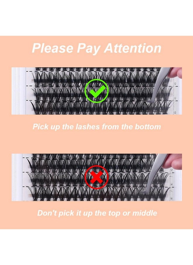NuAngela Lash Clusters 40D D Curl Diy Lash Extensions 240Pcs 816Mm Individual Lashes Cluster Lashes Natural Eyelash Extensions Indicidual Eyelashes  - Image 5