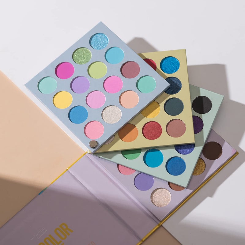MYUANGO Makeup Palette Eyeshadow for Full Face, Color Twist 64 Pigmented Colors Eye Shadow for Eyes, Vegan Matte Shimmer Glitter Colorful 4 Tones in 1 - Image 2