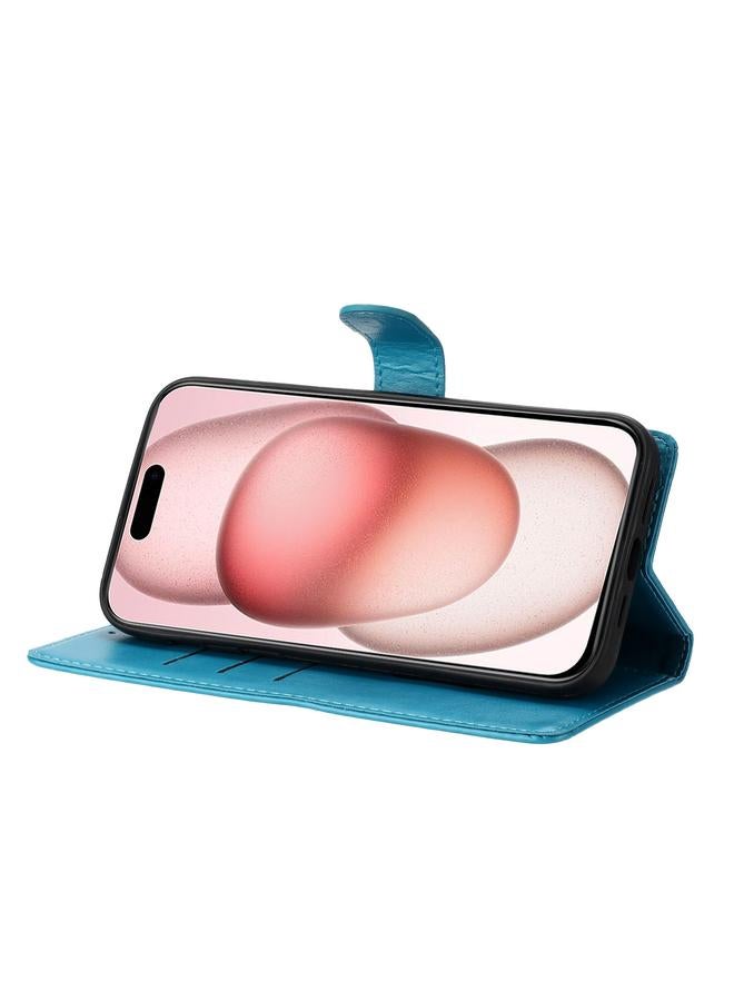 S-TOP Case For iPhone 13 Pro Max Butterflies and Flowers Leather Phone Case - Image 5