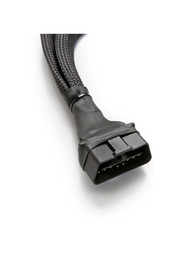 bbfly-B6 OBD II OBD2 16 Pin Splitter Extension 1x Male and 2X Female Cable Adapter (1FT/30CM) - 10 Pack - Image 3