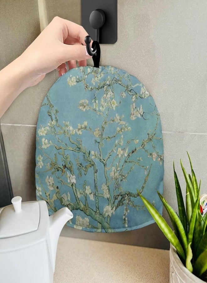 Drnuikhe Tea Cozy for Teapot, Insulated, 3D Printed, Lightweight, Teapot Cozy, Kettle Cover, Dust Cover, Fits Most Teapots, Blossoming Almond Tree, Polyester - Image 4