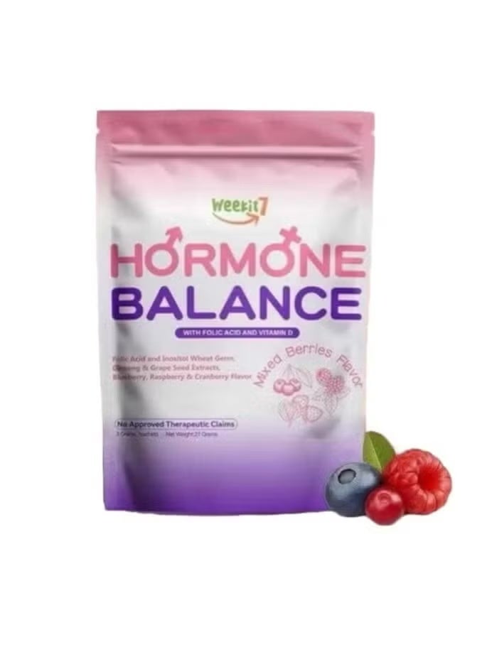نكهة التوت المختلطة لموازنة الهرمونات