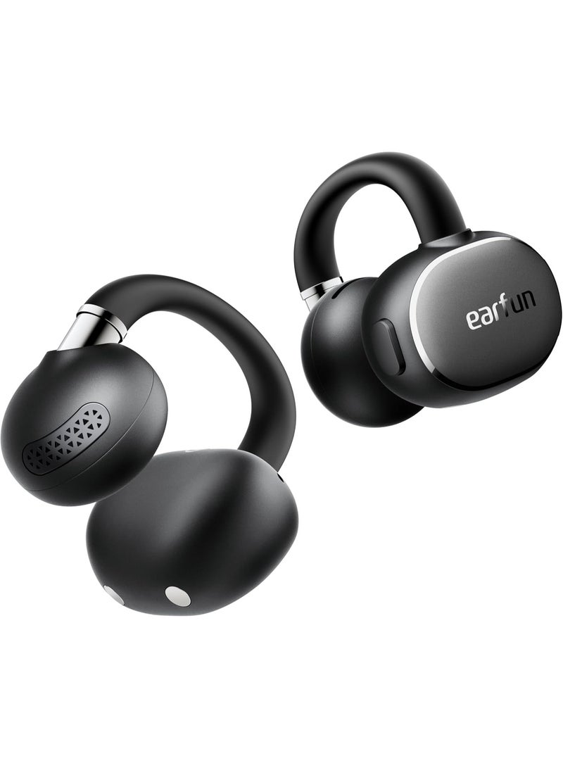 إيرفن سماعات EarFun Clip 2 المفتوحة للأذن بتصميم Clip On، صوت Hi-Res مع LDAC، محرك تيتانيوم 12 مم، 4 ميكروفونات بمكالمات مدعومة بالذكاء الاصطناعي، ترجمة فورية لأكثر من 100 لغة، ثبات مريح، تشغيل حتى 40 ساعة، Bluetooth 6.0 للرياضة والجري - Image 1