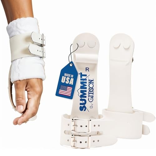 Gibson Athletic Summit Ring Gymnastic Grips for Boys, Durable Leather Grip for Secure Grip, Hand Grips for Early Competitor Gymnasts, Gymnastics Grips for Boys - Made In USA - Image 1