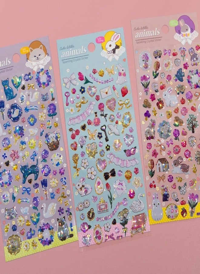 DEOXY Pack of 4 3D Puffy Stickers for Kids and Toddlers, Self Adhesive Cute Stickers for Girls and Boys, Arts Crafts Accessories (DX-0010) - Image 4