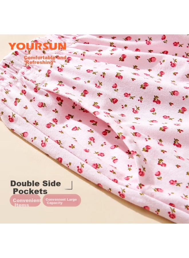 Your Sun Yiershuang [100% Pure Cotton] Women's Sleep Pants, Autumn And Winter Long Pants, Loose-fitting Large Size, Middle-aged And Elderly Home Pants, Mom And Grandmother Pants - Image 5