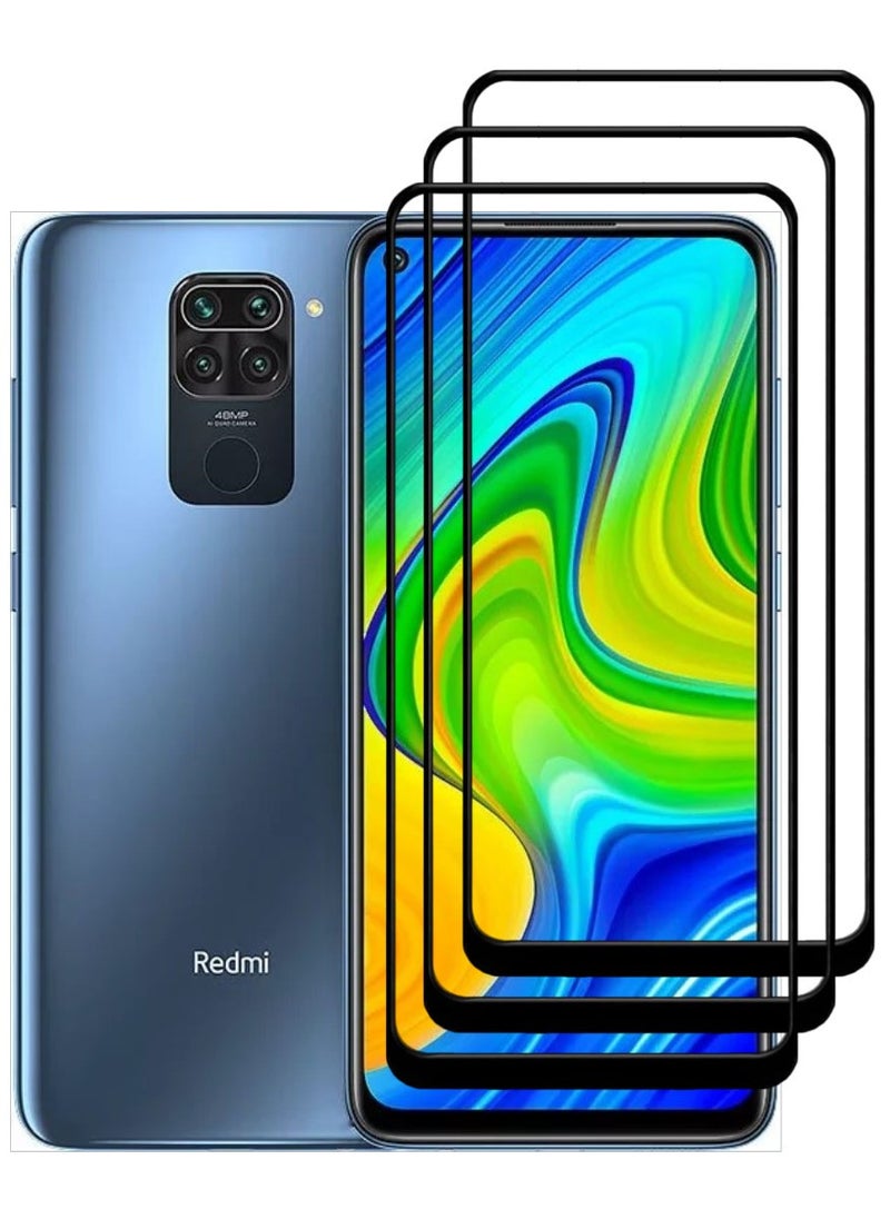 ACLIX 3 Pieces Antistatic ESD Dustproof Premium Quality High Definition Tempered Glass Screen Protector Designed For Xiaomi Redmi Note 9 - Image 1