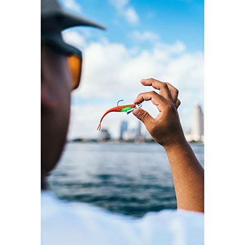 Berkley Gulp! Saltwater Jerk Shad , Watermelon Red Glitter, 5" - Image 4