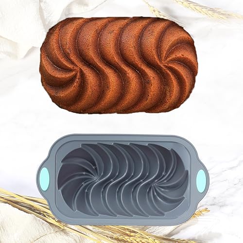 Tongjude 4 Piece Silicone Loaf Pan for Baking Bread, Non-Stick Kitchen Oven Bread Pan, Perfect for Banana Bread, Sandwich Bread, Pound Cake and Meatloaf, 4 Cups, Grey - Image 5