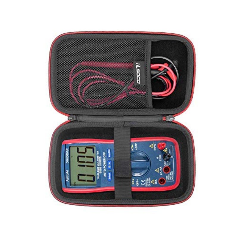Hard Case for AstroAI TRMS 6000/4000 Counts Multimeters and KAIWEETS HT118A Digital Multimeter T-RMS Autoranging Multitester Travel Case Design with YKK Zipper and Scratch Protection - Image 1