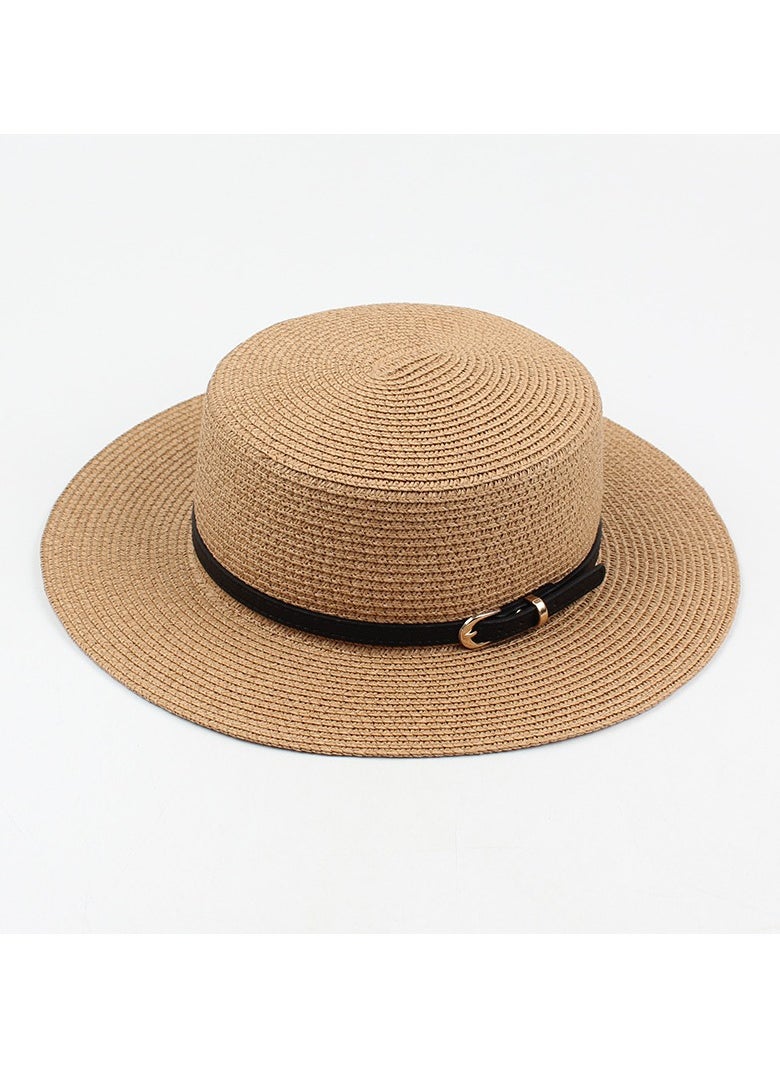 KUYING - New Fashion Casual Flat Top Sun Protection Hat - Image 1