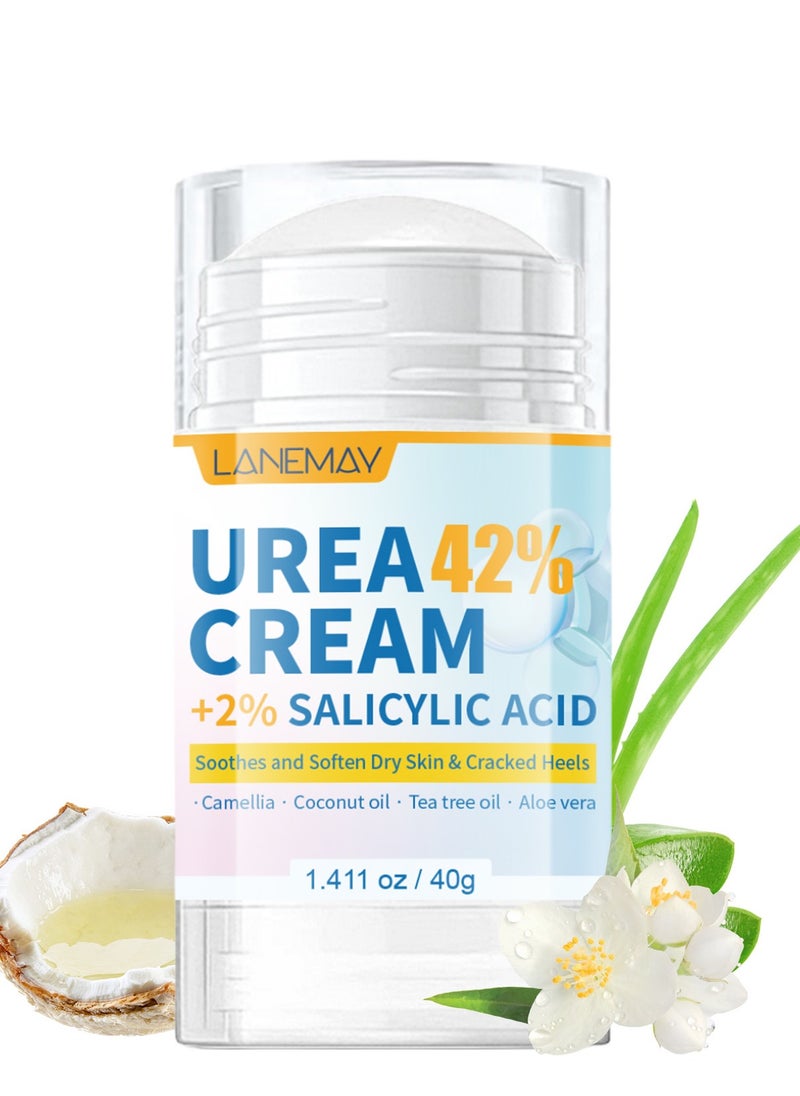 LANEMAY 42% Urea Cream with 2% Salicylic Acid Hand and Foot Cream, Callus Remover, Dead Skin Exfoliation, Hand and Foot Cream for Dry Cracked Hands,Elbows, Feet, Heels, Knees  - Image 1