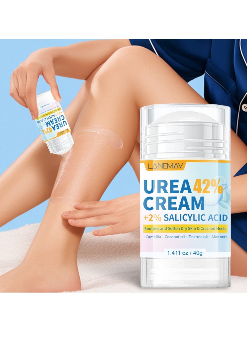 LANEMAY 42% Urea Cream with 2% Salicylic Acid Hand and Foot Cream, Callus Remover, Dead Skin Exfoliation, Hand and Foot Cream for Dry Cracked Hands,Elbows, Feet, Heels, Knees  - Image 2