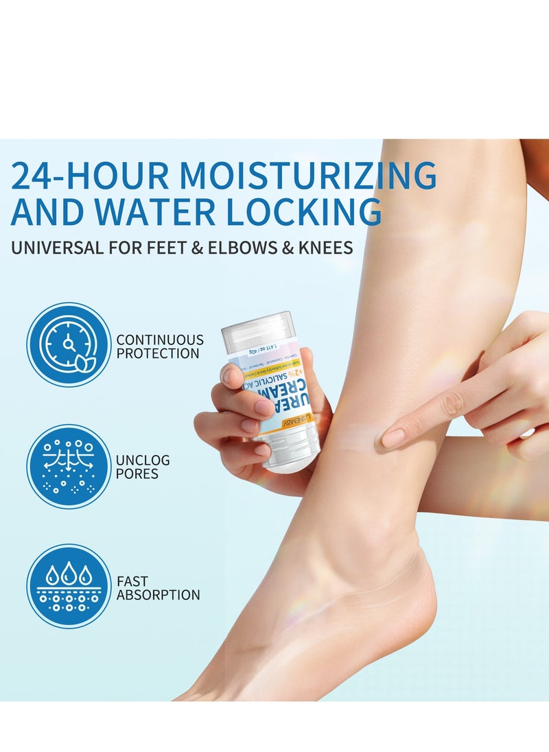 LANEMAY 42% Urea Cream with 2% Salicylic Acid Hand and Foot Cream, Callus Remover, Dead Skin Exfoliation, Hand and Foot Cream for Dry Cracked Hands,Elbows, Feet, Heels, Knees  - Image 4