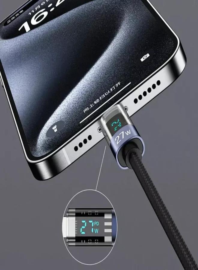 ريتشي كابل شحن سريع Recci Crystal USB-C إلى Lightning بطول 1.2 متر - Image 5