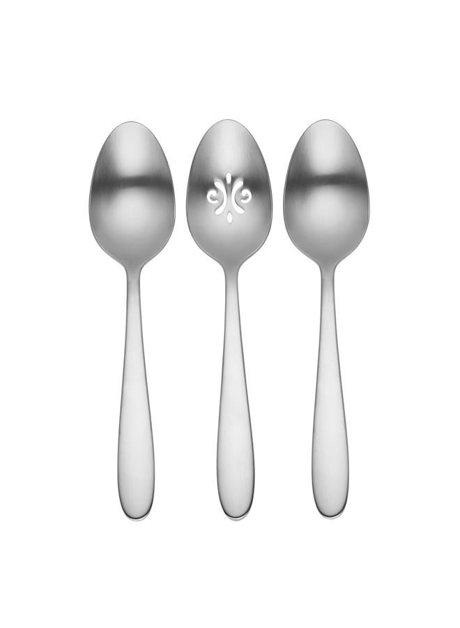 ONEIDA Vale Variation Serving Spoons Silver H282003A - Image 1