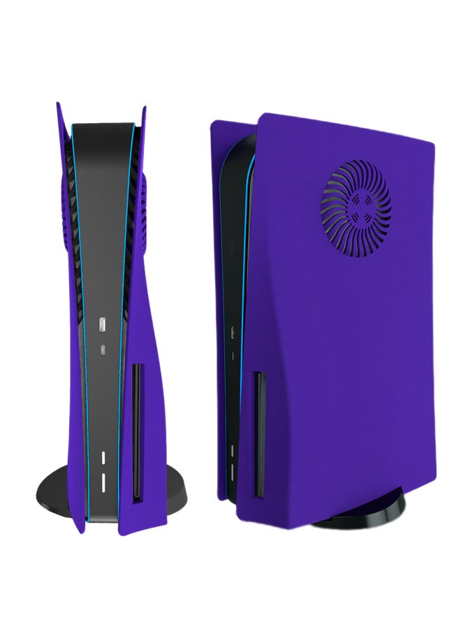 general Ps5 Console Replacement Shell Cooling Vent Panel Shockproof Scratchproof Dustproof Protective Cover For Ps5 Console Accessories-Product Color:P5-2.0 Optical Drive Version-galaxy Purple - Image 1