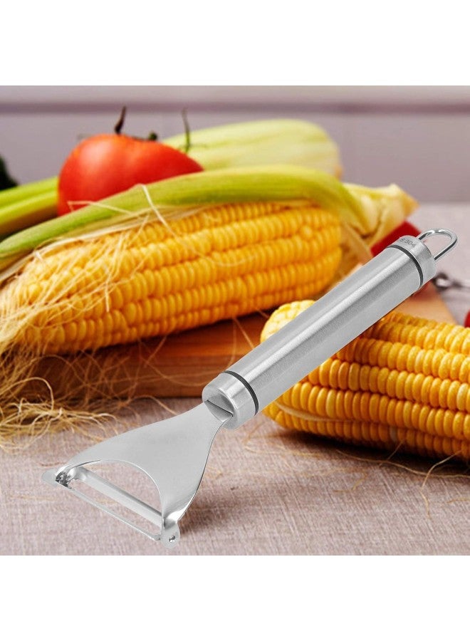 Corn Peeler Stainless Steel Stripper Sweetcorn On The Cob Remover with Good Grips Kitchen Tool