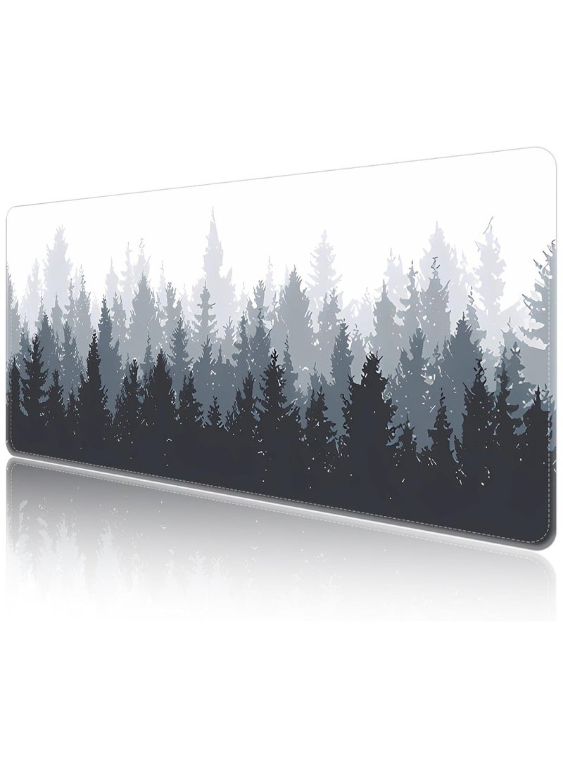 Alyashmac Large Mouse Pad Extended Gaming Mouse Pad Non-Slip Rubber Base (800 * 300 * 3mm) Tree - Image 2