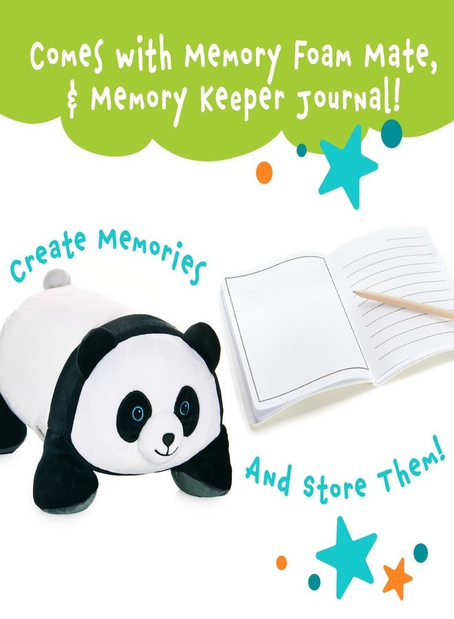 MEMORY MATES Booski the Panda Memory Foam Pillow Plush,15” Stuffed Animal - Image 3