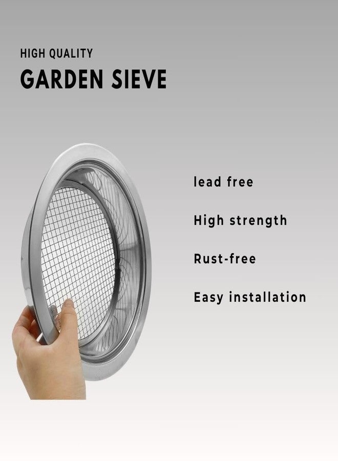 Xicooka Soil Sifter Set for Garden with 5PCS Mesh(1,3,6,9,12mm) Sieve for Rocks and Sand - Image 5