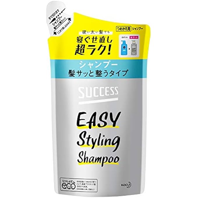 SUCCESS SHAMPOO, QUICK HAIR CORRECTION TYPE, REFILL, 11.2 FL OZ (320 ML), SLEEP IN THE MORNING, EASY TO CLEAN EVEN WITHOUT WETTING - Image 2