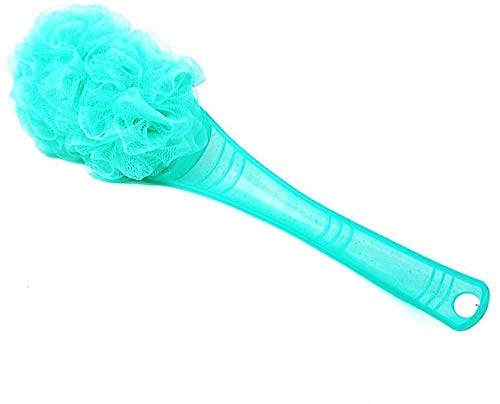 Homfine® Handle Loofah Sponge Back body Cleaning/Brush for Shower (1 Pc, Multi Colour) - Image 5