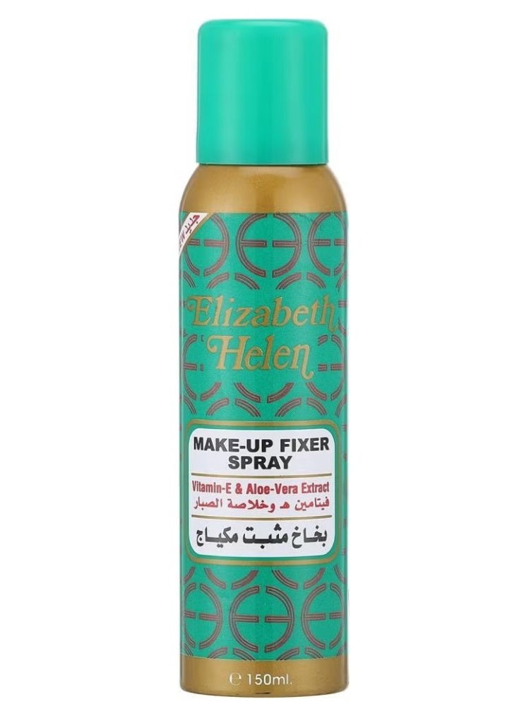 Elizabeth Helen Makeup Setting Spray – Transparent Formula with Vitamin E and Aloe Vera Extract, Natural Matte Finish, Smudge-Resistant, Suitable for All Skin Types - Image 1