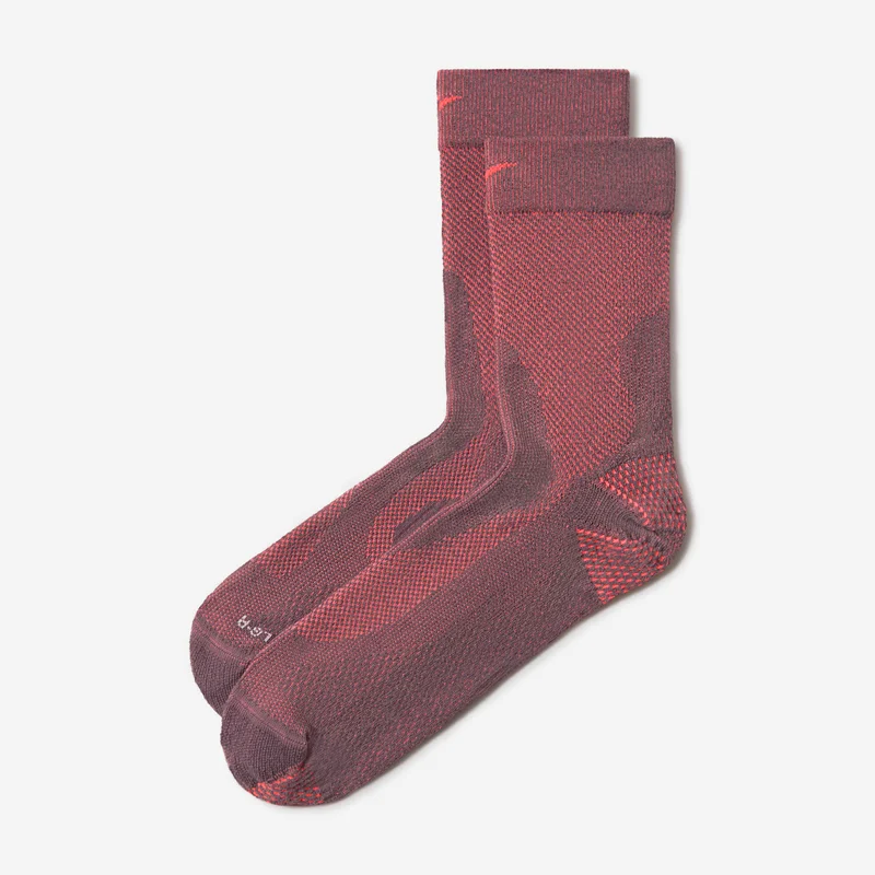Nike Purple Running Lightweight Micro Crew Socks (1 Pair)  | Best Price UAE