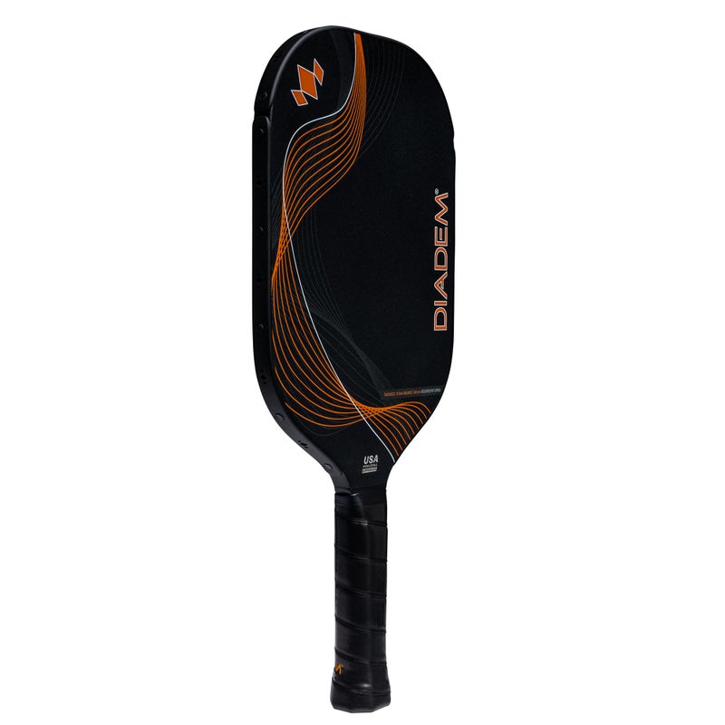 Diadem Sports Diadem Icon Infinity Pro Pickleball Paddle | USAPA Approved | Dual Foam Core & Carbon Fiber | Maximum Power, Control, and Spin | High Performance with Replaceable Edge Guard (Inferno Orange) - Image 3