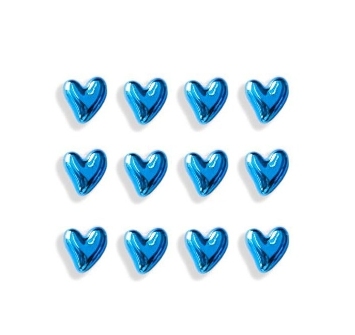 Cross-Border Creative Electroplated Love Heart Fridge Magnets Cute Peach Heart DIY Magnetic Stickers Home Decoration Magnets  Wholesale
