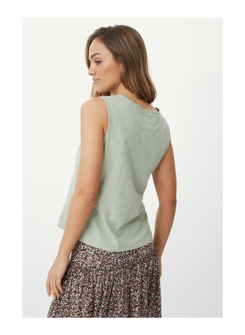mantaray - Pocket V Neck Slub Vest - Image 1