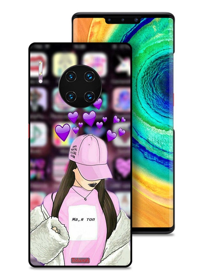 Tolwak - Huawei Mate 30E Pro 5G Protective Case Cover Anti Social Club - Image 1
