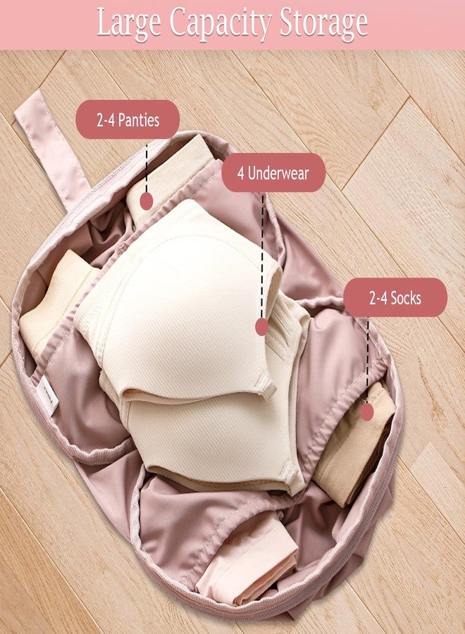 Iensen Travel Underwear Packing Cube for Women - Portable Luggage Organizer, Multi-Compartment Storage Bag for Clothes, Bras, and Accessories, Ideal for Suitcases and Carry-Ons - Image 3
