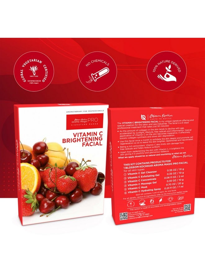 Aroma Magic Pro (Signature Range) Vitamin C Brightening Facial Kit- Big Pack  - Image 4