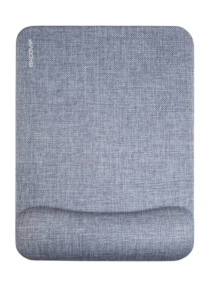 excovip Mouse Pad With Wrist Support, Soft And Comfortable Ergonomic Hand Washable Mouse Mat For Home, Computer, Laptop, MacBook, Office u0026 Travel, Grey - Image 1