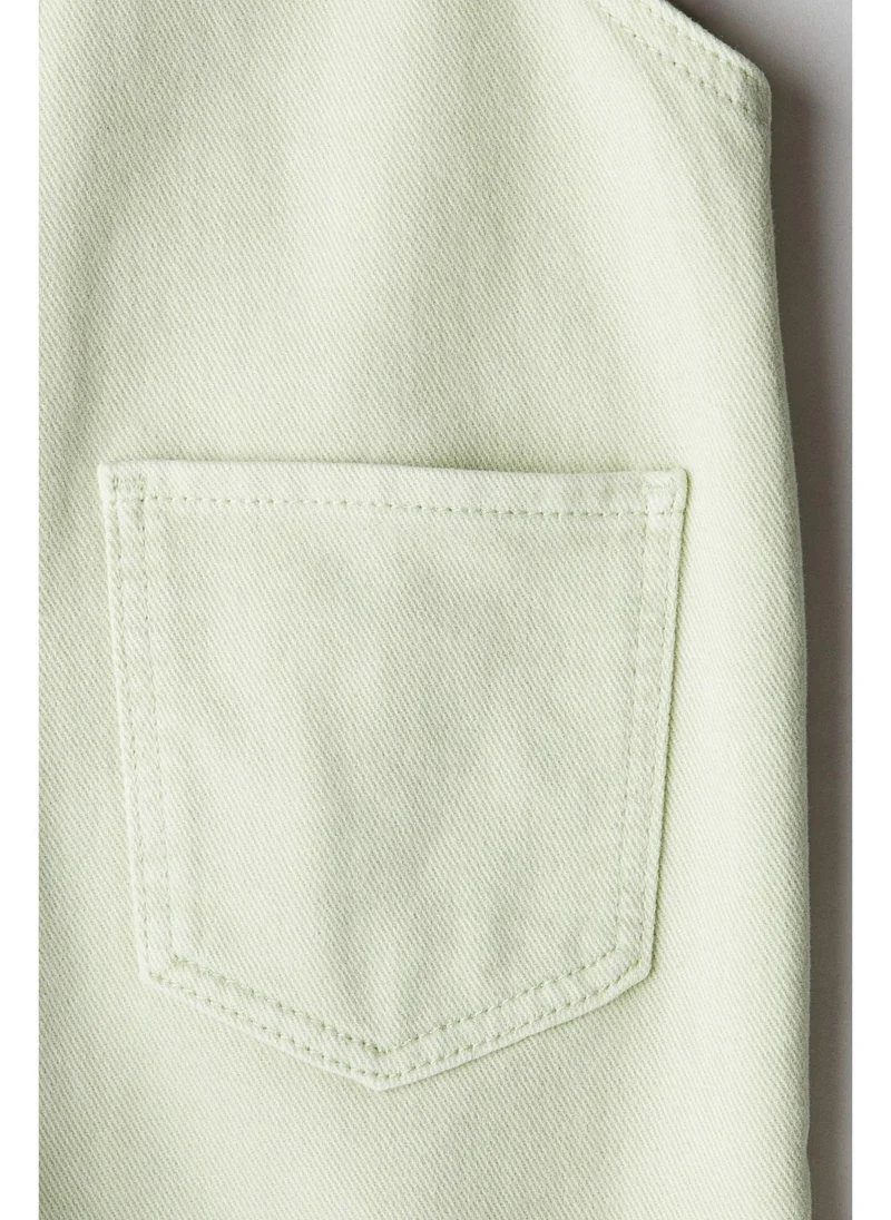 H&M Denim dungaree shorts