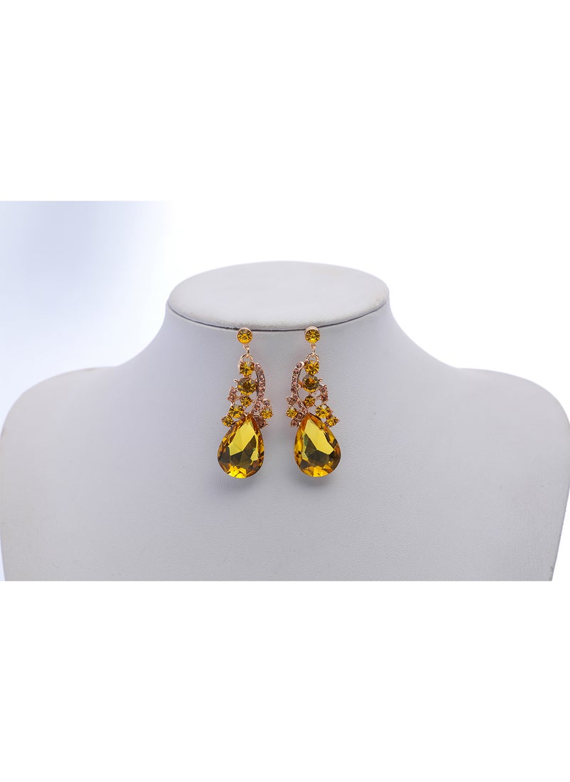 Sharpdo 2-Piece Elegant Retro Necklace and Earrings Set - Image 4