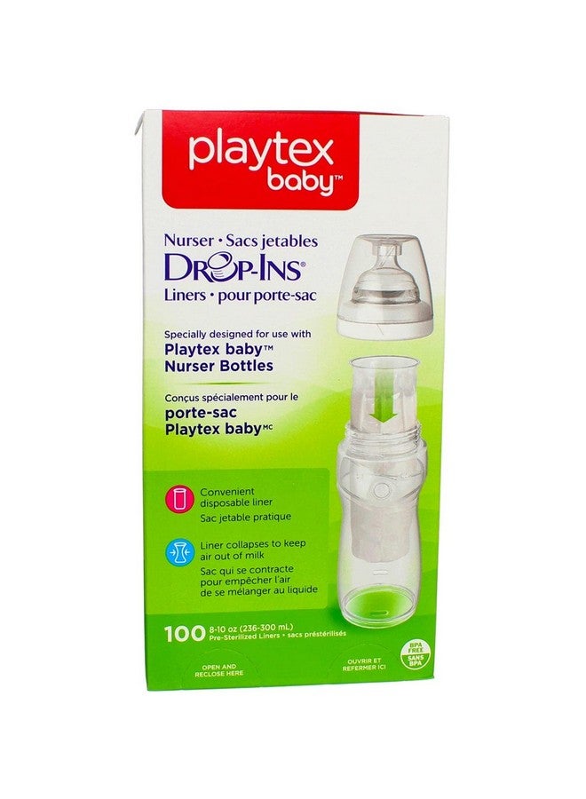 Playtex Drop-Ins 8 oz Liners, 100 ct - Image 1