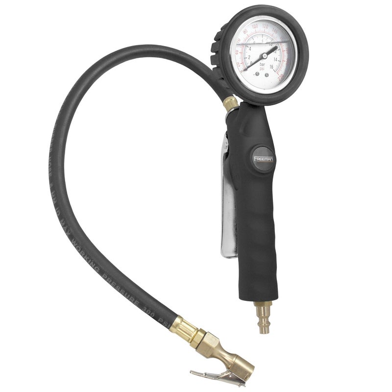 Freeman FS4ATI Analog Tire Inflator with OIL-Filled Pressure Gauge - Image 4