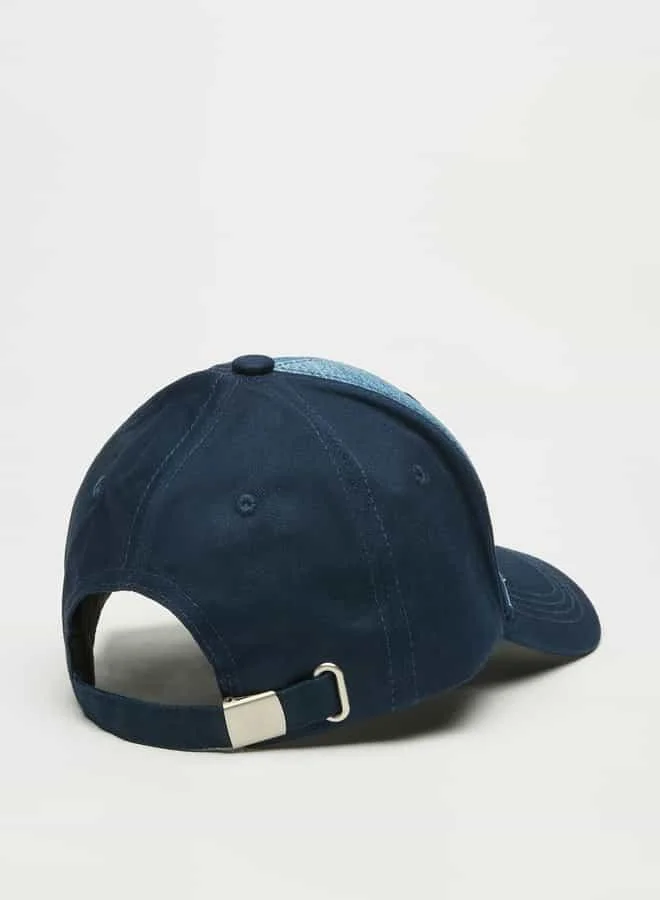 كابا Kappa Logo Embroidered Cap with Buckled Strap Closure