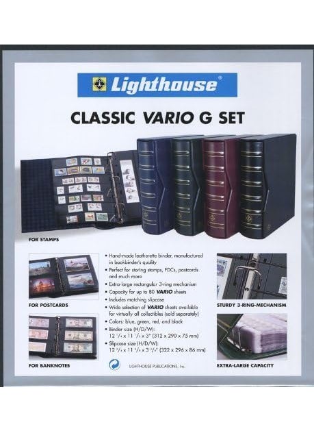 LEUCHTTURM1917 Lighthouse VarioG Classic Binder with Slipcase Hunter Green  - Image 3